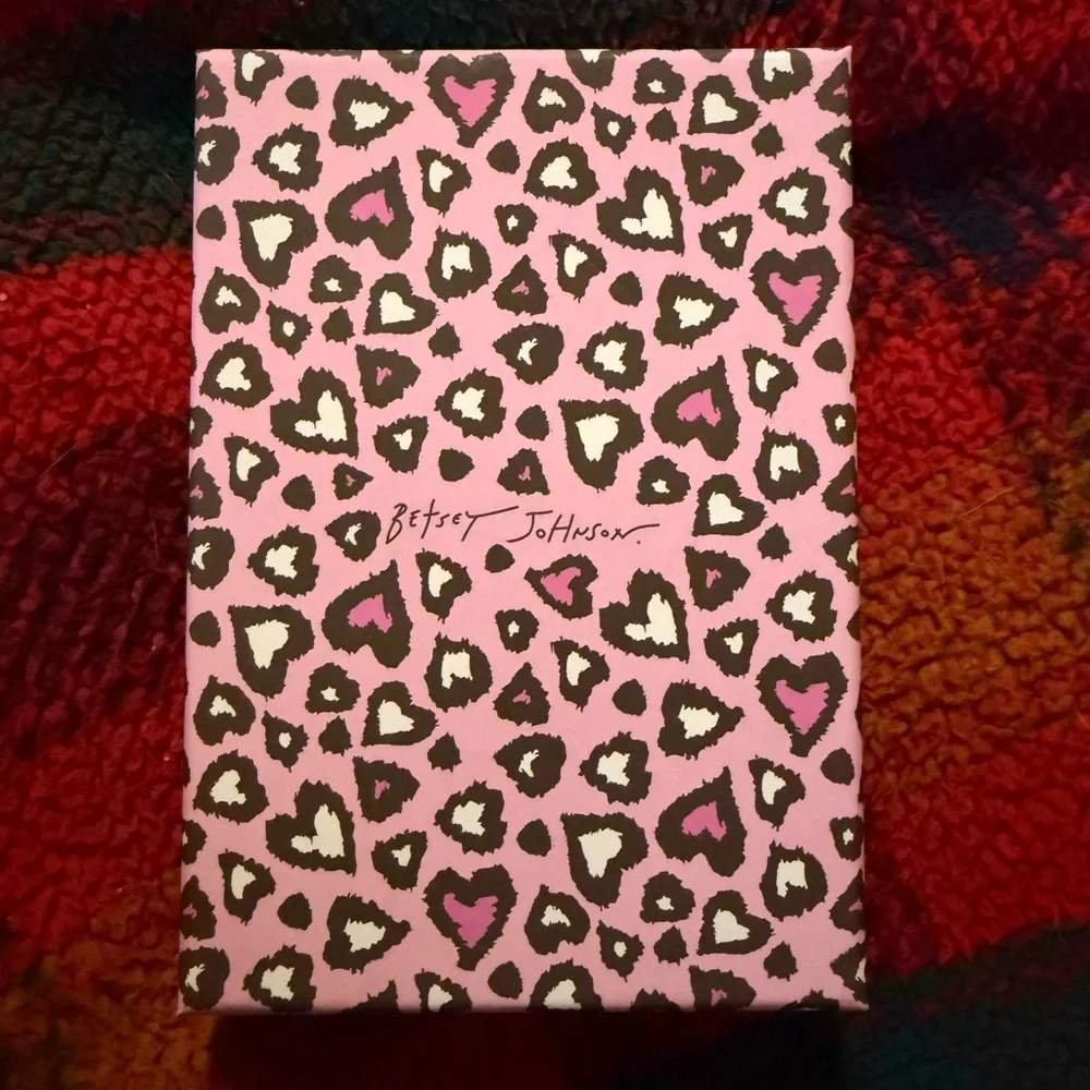 Betsey Johnson Gold Heart with Red Strawberry Charm - Picture 3 of 4